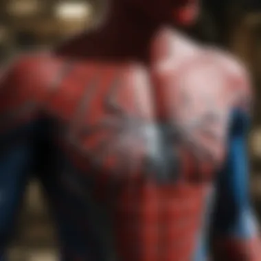 Intricate Spider-Man Costume Design Spider-Man costume details