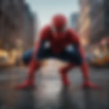 Spider-Man in action