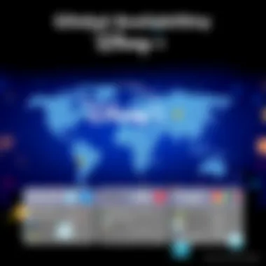 A global map highlighting the availability of Disney Plus in different regions around the world