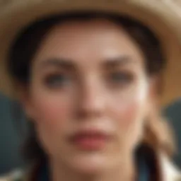 A close-up portrait of a lead character from 'Lasso', showcasing their emotional depth and charisma.