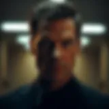 Portrait of Dexter's iconic lead character