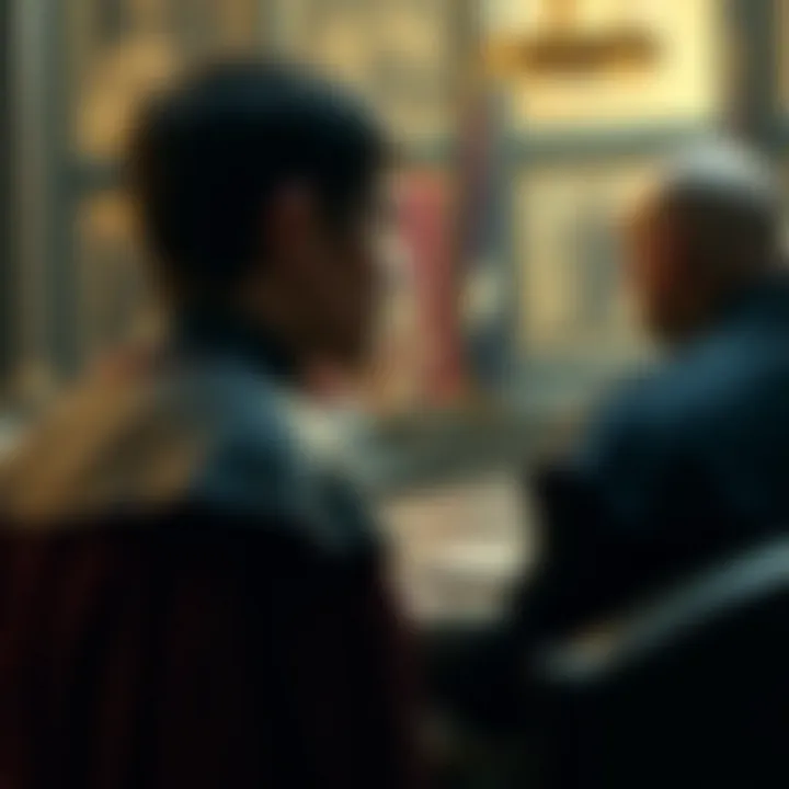 A court scene illustrating moral ambiguities in governance