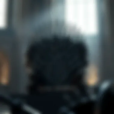The Iron Throne symbolizing ultimate power and ambition