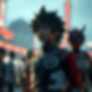 Themes of Identity and Expectations Symbolic representation of the themes of identity and societal expectations depicted in the show.