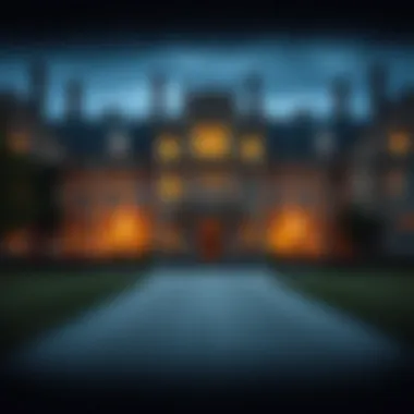 Stunning estate exterior showcasing architectural beauty