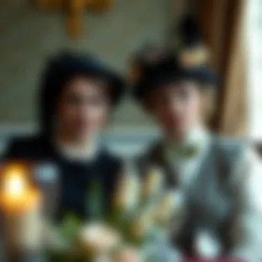 Key characters in a pivotal moment of the series