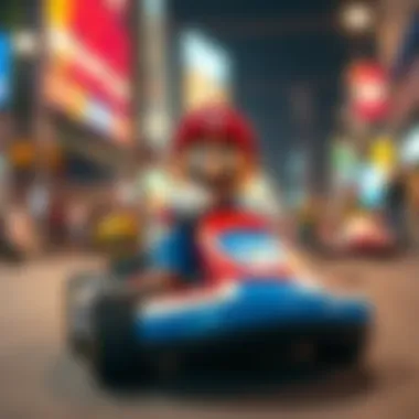 A visual representation of the cultural impact of Mario Kart in gaming.