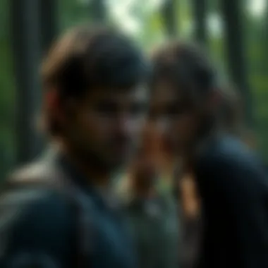 Character Evolution in The Last of Us Character development scene highlighting emotional connections