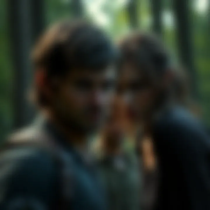 Character Evolution in The Last of Us Character development scene highlighting emotional connections