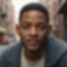 Will Smith in a dramatic scene from the latest film