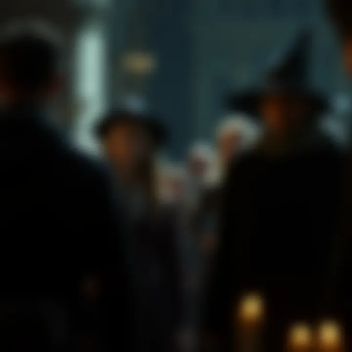 A Moment of Choice An intricate scene depicting a pivotal moment in the film