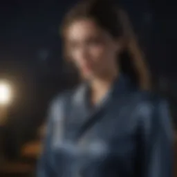 Elegant moon night suit inspired by lunar phases