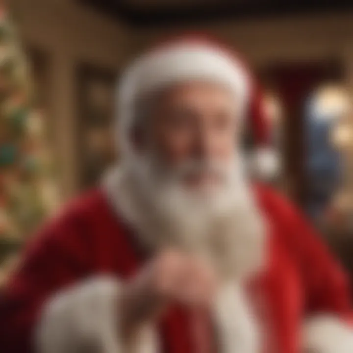 A nostalgic moment reflecting the cultural impact of The Santa Clause series