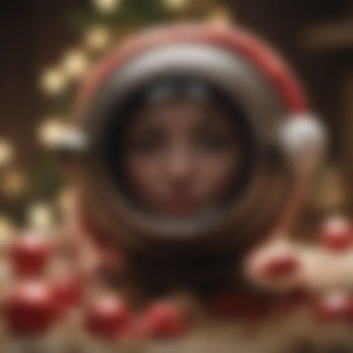 Symbolic imagery representing holiday themes in The Santa Clause series