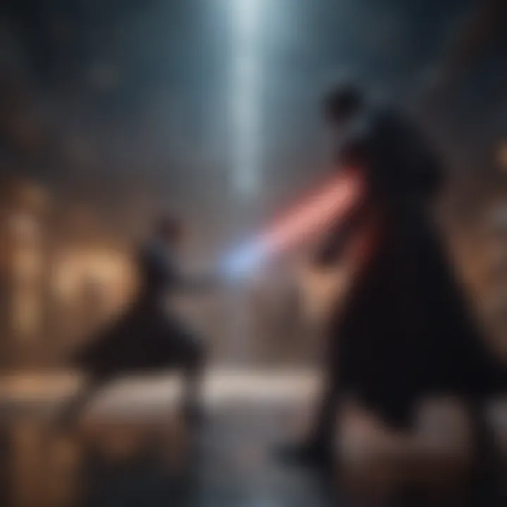 Discovering the force in a mesmerizing lightsaber battle