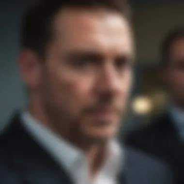 Dramatic Tension in Bodyguard A dramatic scene from Bodyguard showcasing intense emotions.