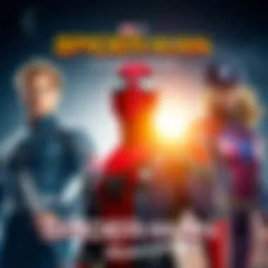 Key Characters of Spider-Man: Homecoming A promotional poster highlighting the film's key characters.