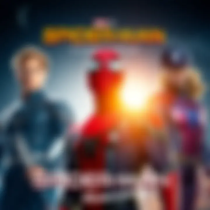 Key Characters of Spider-Man: Homecoming A promotional poster highlighting the film's key characters.
