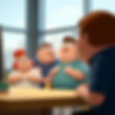 Distinctive Animation Style of Season 16 Illustration of the animation style used in the episode