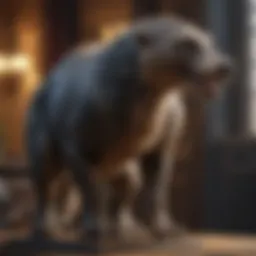 Illustration of a magical creature from the book