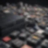 PlayStation console surrounded by price tags