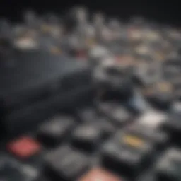 PlayStation console surrounded by price tags