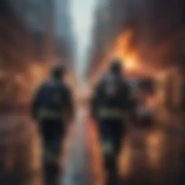 Dramatic Scenes of Chicago Fire Season 1 Group of Firefighters in Action