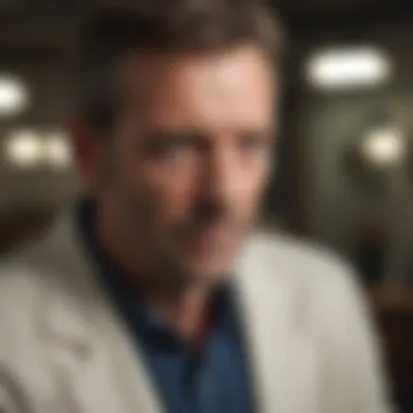 Dr. Gregory House in a moment of contemplation