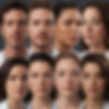 Character Evolution: The Faces of Grey's Anatomy A collage of the main characters showcasing their development over the series.