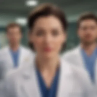 Cultural Significance: Grey's Anatomy in Popular Culture An illustration of the show's cultural significance and its influence on viewers.