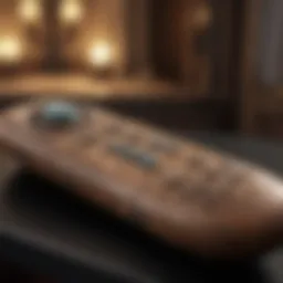 A captivating remote control designed with Harry Potter motifs.