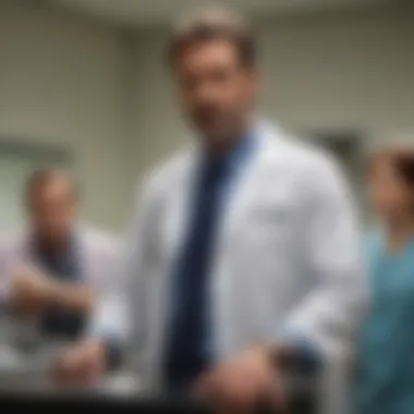 The iconic medical team in House MD