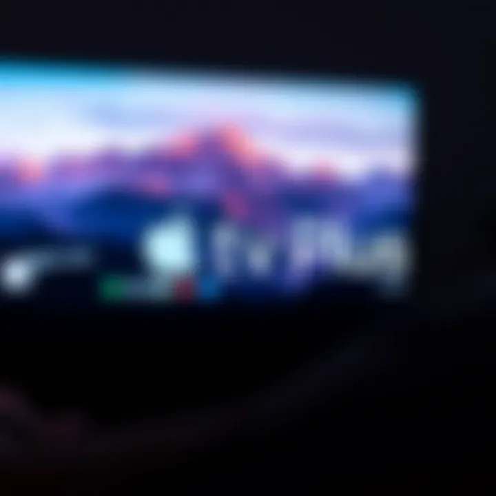 Subscription options for Apple TV Plus shown on iPhone