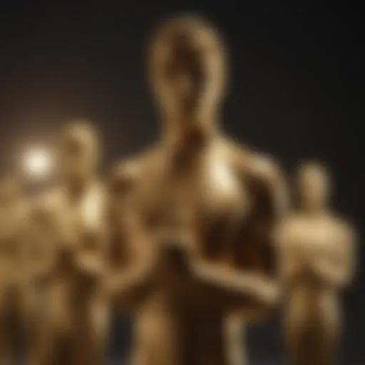 Golden statuette symbolizing excellence in film