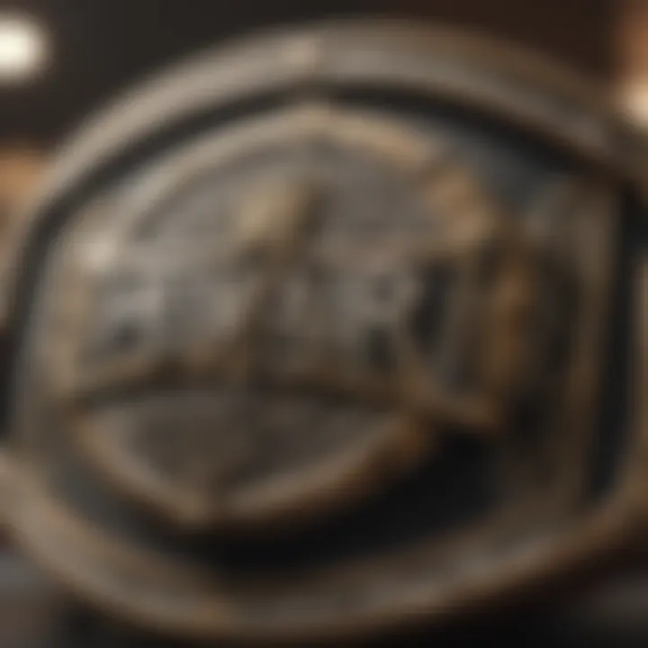 Iconic WWE Championship Title Belt Design