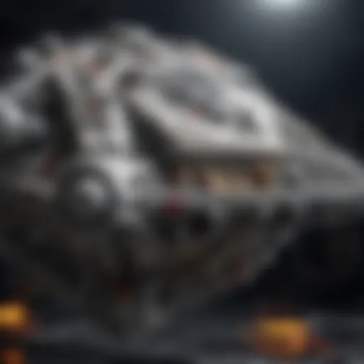 Intricate Lego Star Wars Millennium Falcon design details