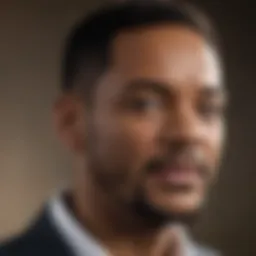 The illustrious actor in a moment of intense emotion