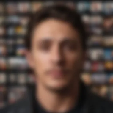 A visual representation of the impact of cameos in the entertainment industry, with James Franco as a focal point.