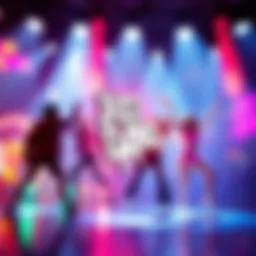 Cover art of Just Dance series showcasing vibrant dance graphics