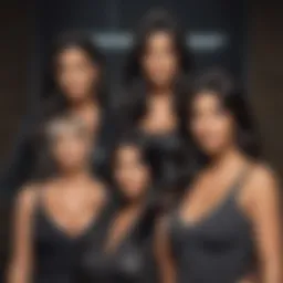 Promotional poster for Keeping Up with the Kardashians