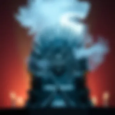 Symbol of Authority: The Iron Throne The Iron Throne symbolizing power and conflict