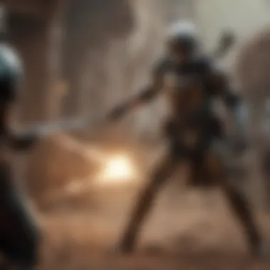 Epic Mandalorian Battle Scene