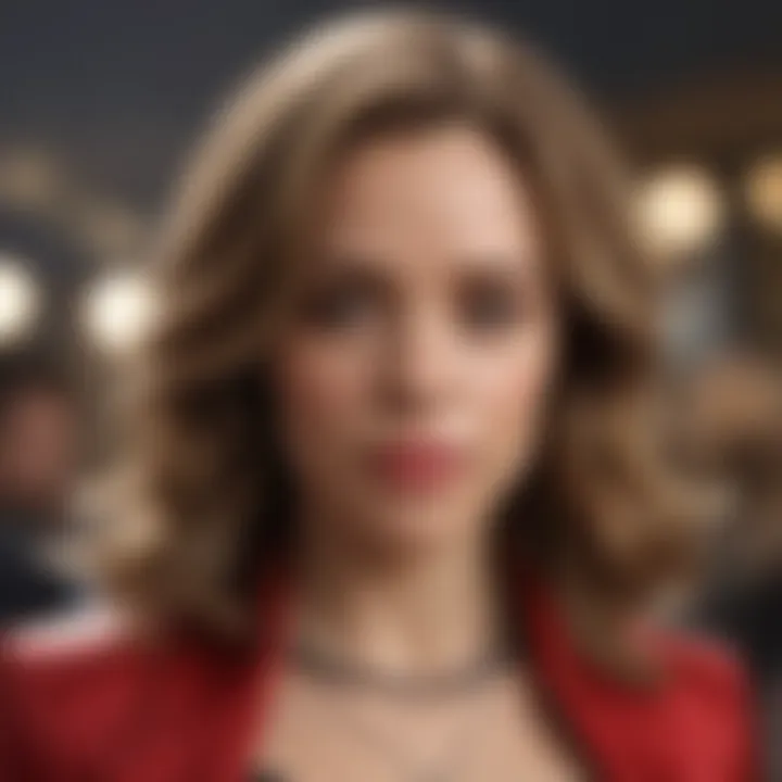 Marvel Cinematic Universe logo with Rachel McAdams highlighted