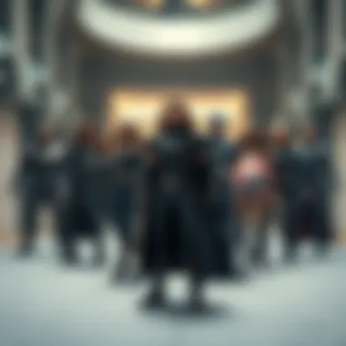 Heroes Unite: The Avengers Iconic characters from the Infinity Saga assembled in a dramatic pose