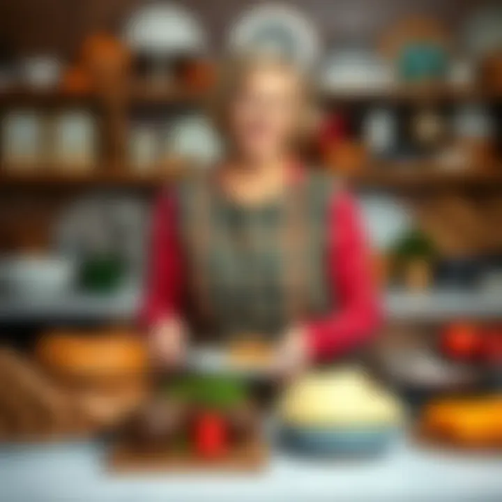 Mary Berry's Culinary Masterpieces Mary Berry in the kitchen surrounded by her culinary creations