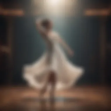 Graceful Dance Performance Elegant dancer showcasing skills