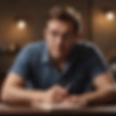 Crafting Comedy Gold Comedian writing jokes in a notebook