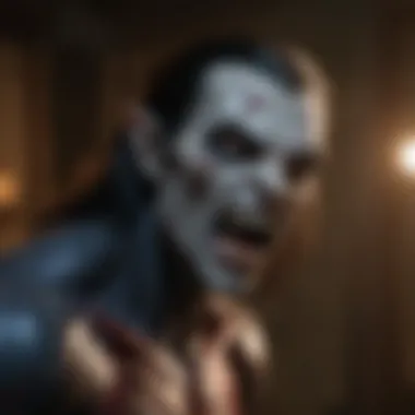 Morbius unleashing his vampiric powers