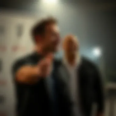 Behind the scenes of Netflix film featuring Reynolds and Johnson