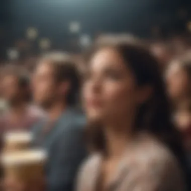 The Power of Audience Engagement An audience captivated by a thrilling cinematic experience.